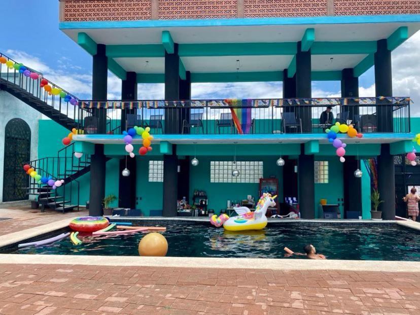 Hierve El Agua Eco Hostel - Confetti Pool Club San Pablo Villa de Mitla Exterior photo